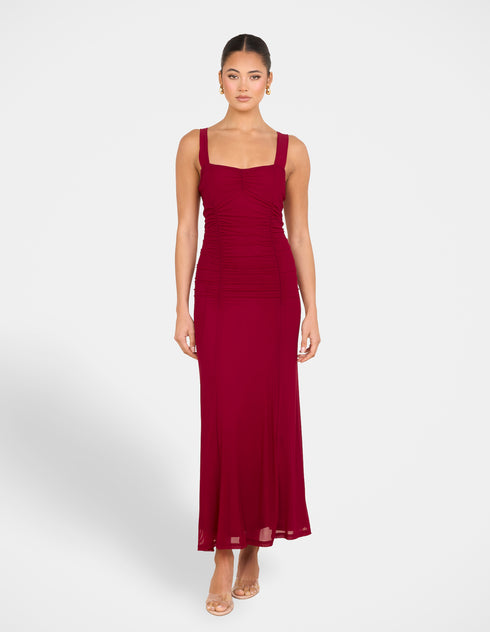 Gabrielle Straight Neck Maxi